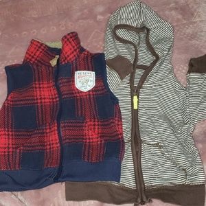 Infant boy Carter's vest and jacket